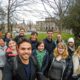 Na foto (da esquerda para direita): Profa. Catarina Kasuya (Microbiologia), Dr. Fernanda Godoy (Microbiologia), Prof. Gabriel Rocha (Zootecnia), Prof. Guilherme Martin (Zootecnia), Prof. Tiago Mendes (Bioquímica e Biologia Molecular), Profa. Polyana Rotta (Zootecnia). À frente: Dr. Sharon Huws (Queens University) e Prof. Marcio Duarte (Zootecnia).